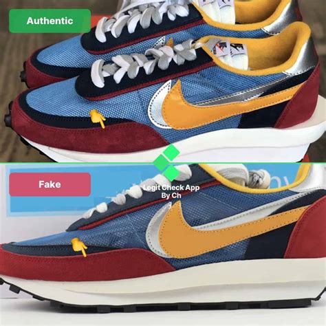 nike sacai waffle fake vs real|How To Spot Fake Nike LD Waffle Sacai Sneakers / Trainers Fake Vs. Real .